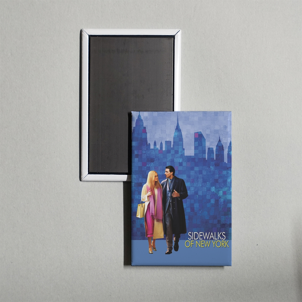 Sidewalks of New York Mini Movie Fridge Magnet
