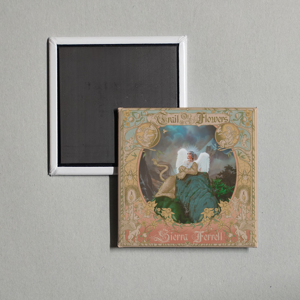 Sierra Ferrell - Trail Of Flowers Album Cover Fridge Magnet