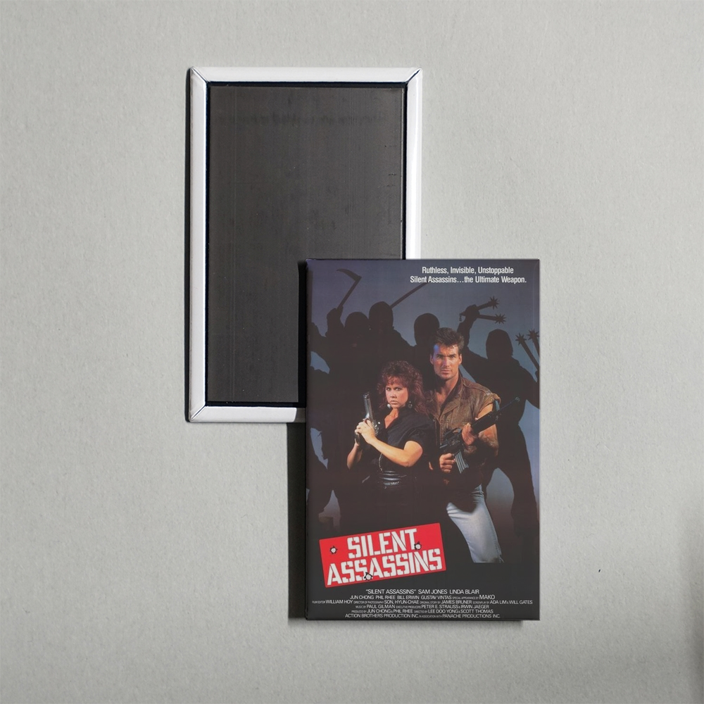 Silent Assassins Mini Movie Fridge Magnet