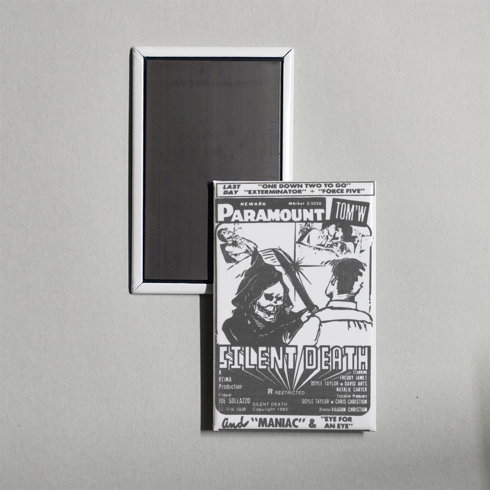 Silent Death Mini Movie Fridge Magnet