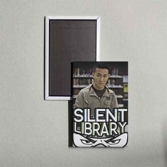 Silent Library TV Show Fridge Magnet