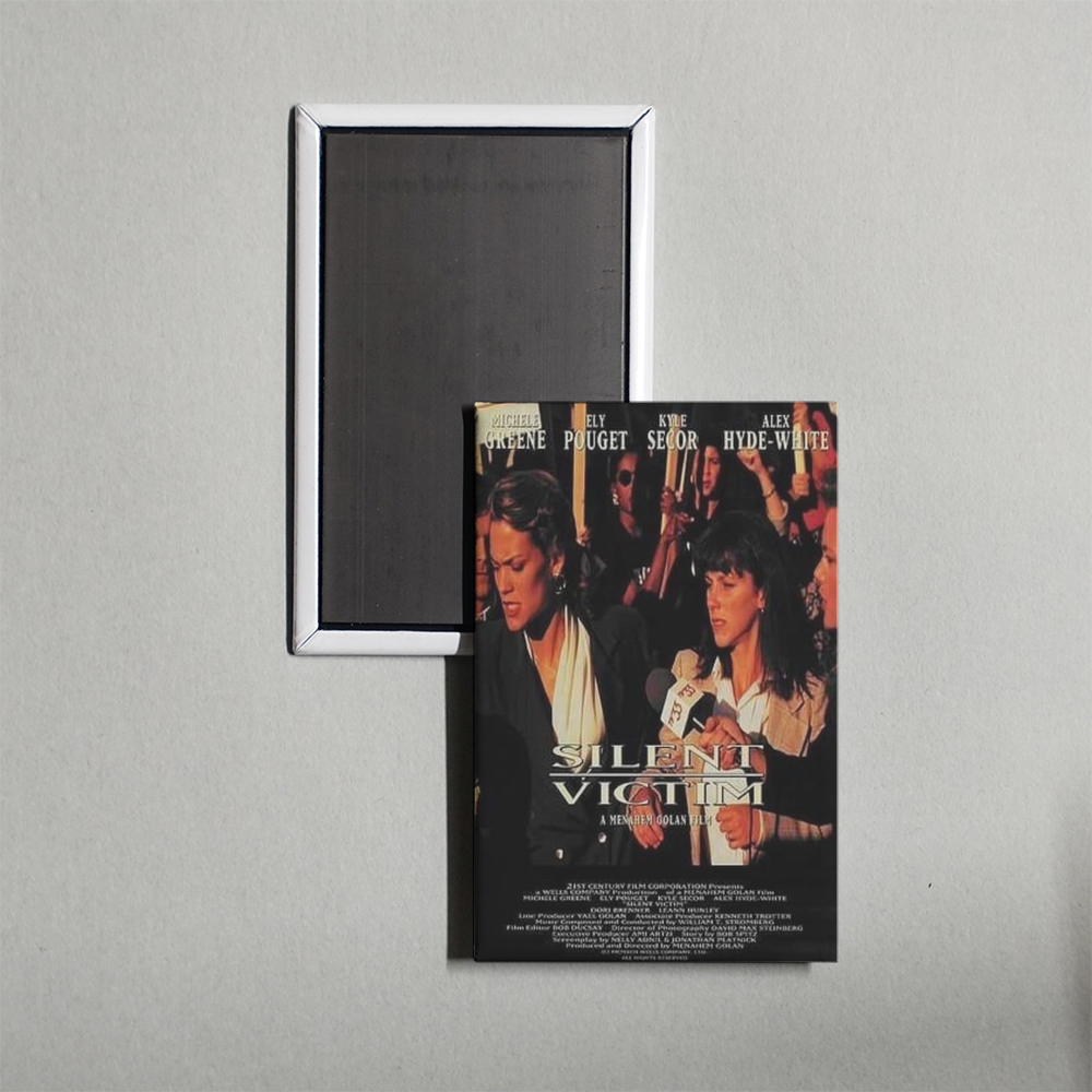 Silent Victim Mini Movie Fridge Magnet