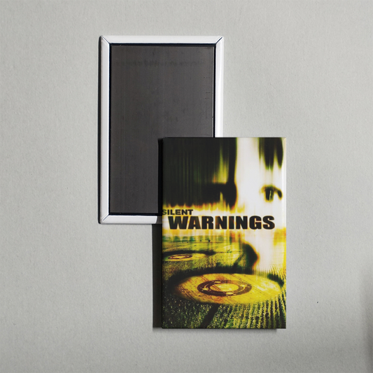 Silent Warnings Mini Movie Fridge Magnet