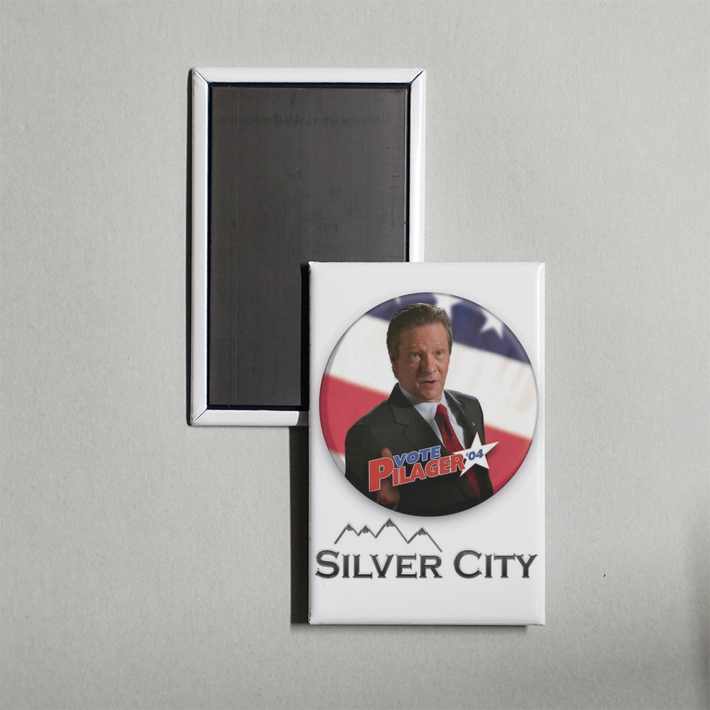Silver City Mini Movie Fridge Magnet