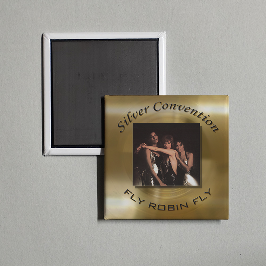 Silver Convention - Silver Convention - Fly Robin Fly Album Cover Fridge Magnet