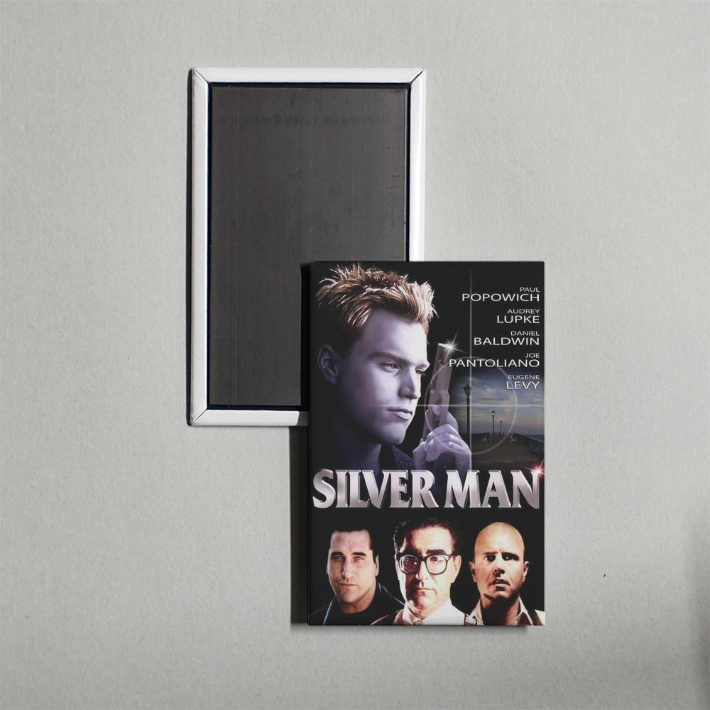Silver Man Mini Movie Fridge Magnet