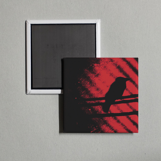 Silver Mt. Zion - Born Into Trouble As The Sparks Fly Upward Album Cover Fridge Magnet