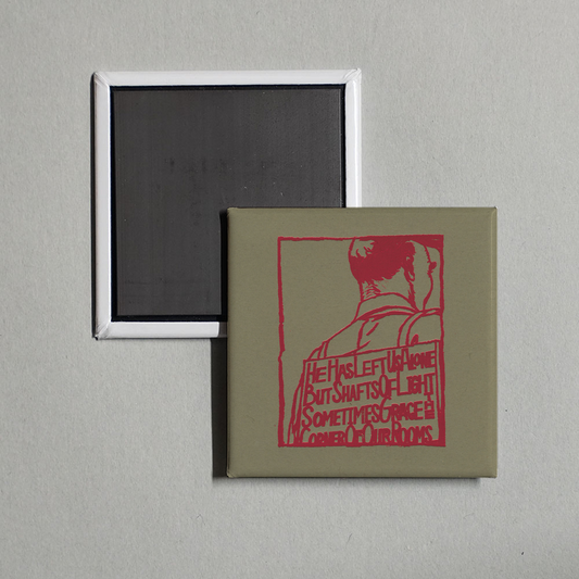 Silver Mt. Zion - He Has Left Us Alone But Shafts Of Light Sometimes Grace The Corner Of Our Rooms Album Cover Fridge Magnet