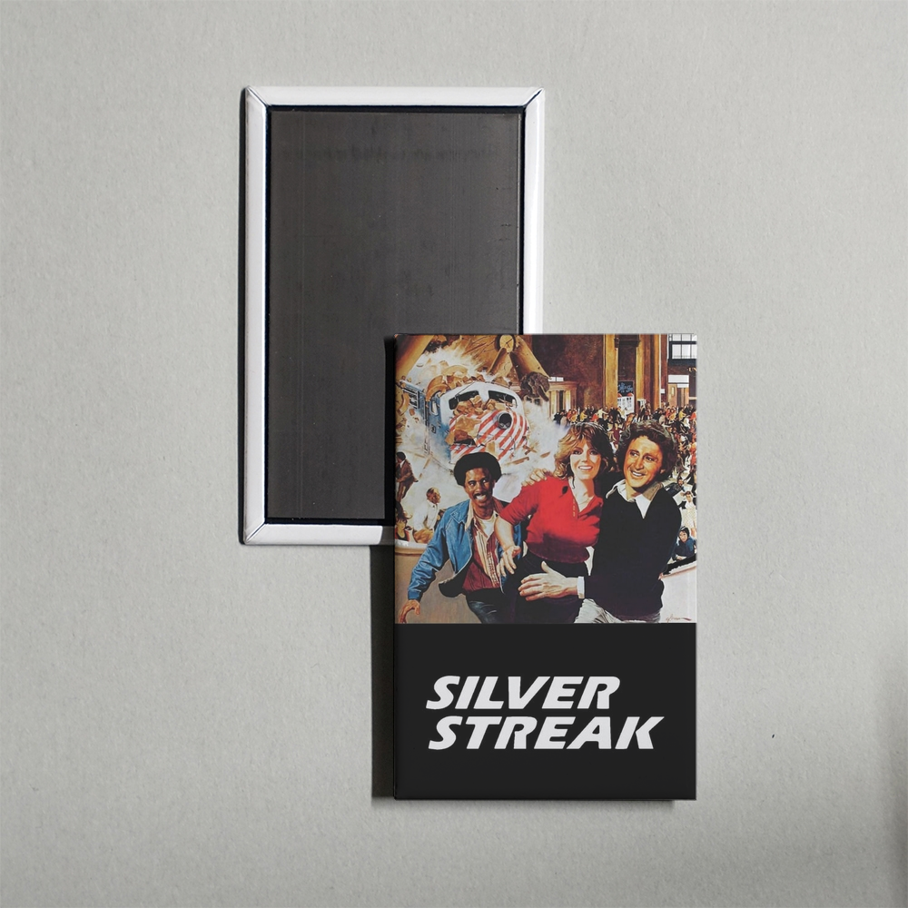 Silver Streak Mini Movie Fridge Magnet