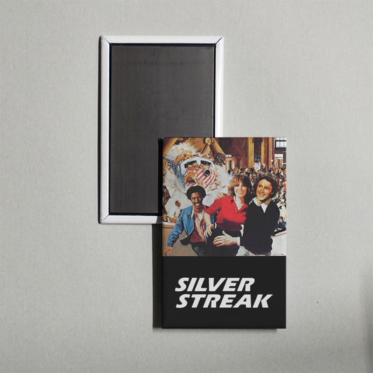 Silver Streak Mini Movie Fridge Magnet