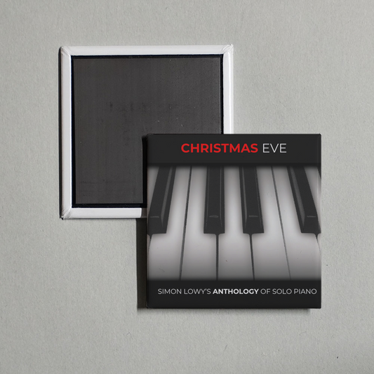 Simon Lowy - Christmas Eve - Simon Lowy's Anthology of Solo Piano Album Cover Fridge Magnet