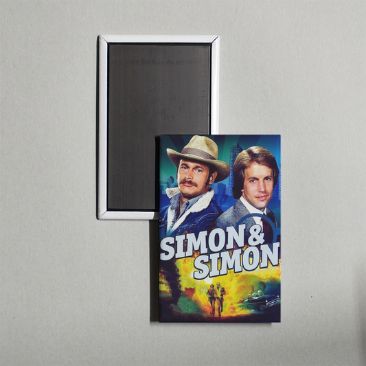 Simon & Simon TV Show Fridge Magnet