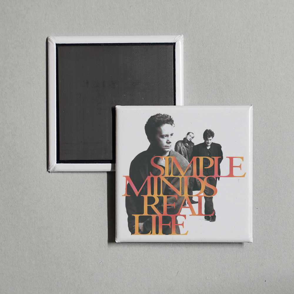 Simple Minds - Real Life Album Cover Fridge Magnet