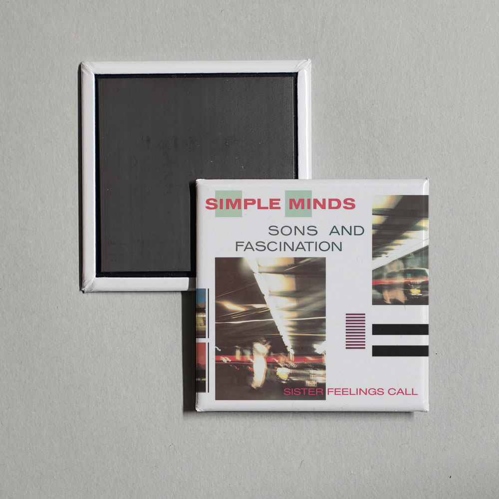 Simple Minds - Sons And FascinationSister Feelings Call Album Cover Fridge Magnet