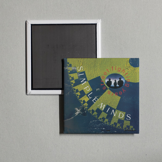 Simple Minds - Street Fighting Years Album Cover Fridge Magnet