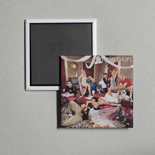 Simple Plan - No Pads, No Helmets...Just Balls (15th Anniversary Tour Edition) Album Cover Fridge Magnet