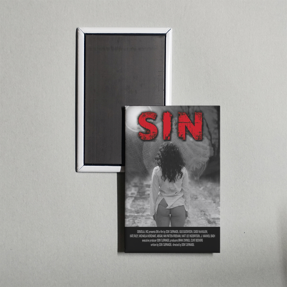 Sin Mini Movie Fridge Magnet