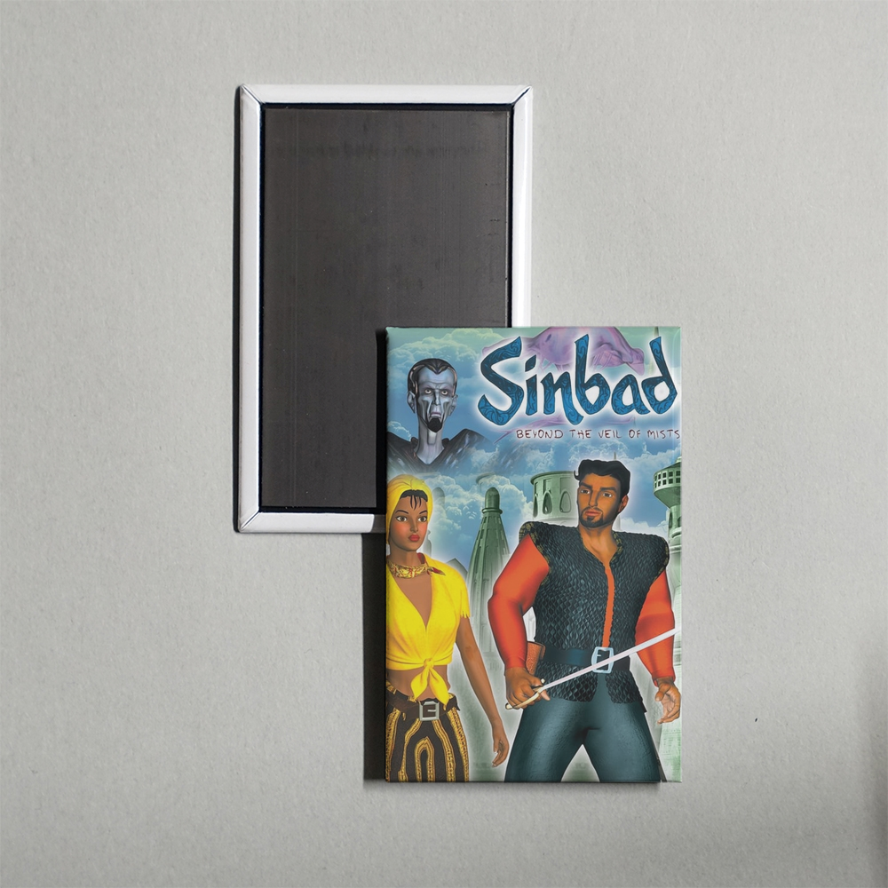 Sinbad Beyond the Veil of Mists Mini Movie Fridge Magnet