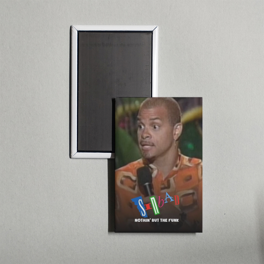 Sinbad Nothin' but the Funk Mini Movie Fridge Magnet