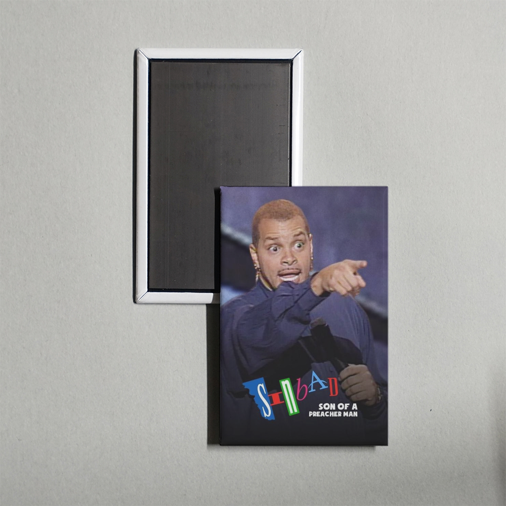 Sinbad Son of a Preacher Man Mini Movie Fridge Magnet
