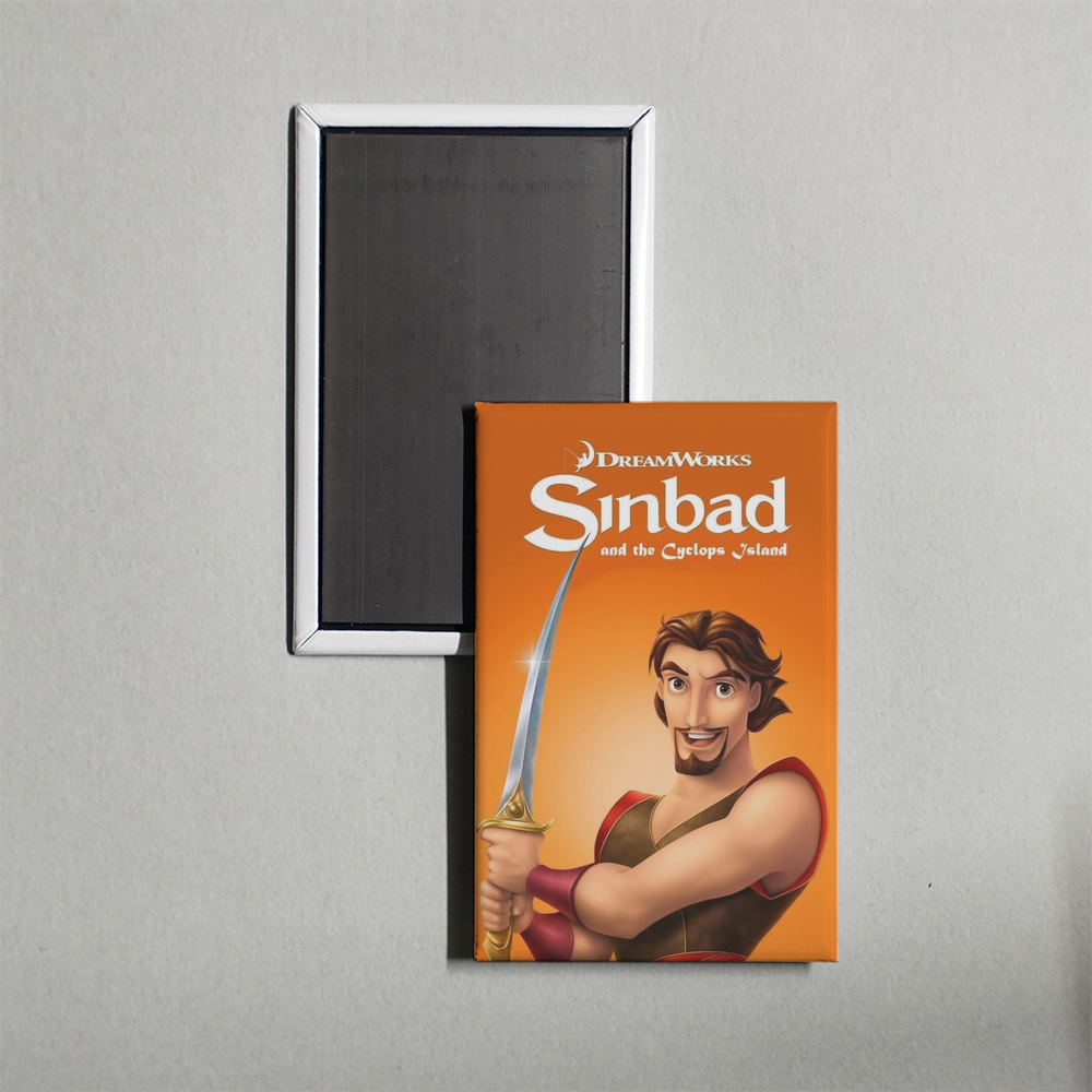 Sinbad and the Cyclops Island Mini Movie Fridge Magnet