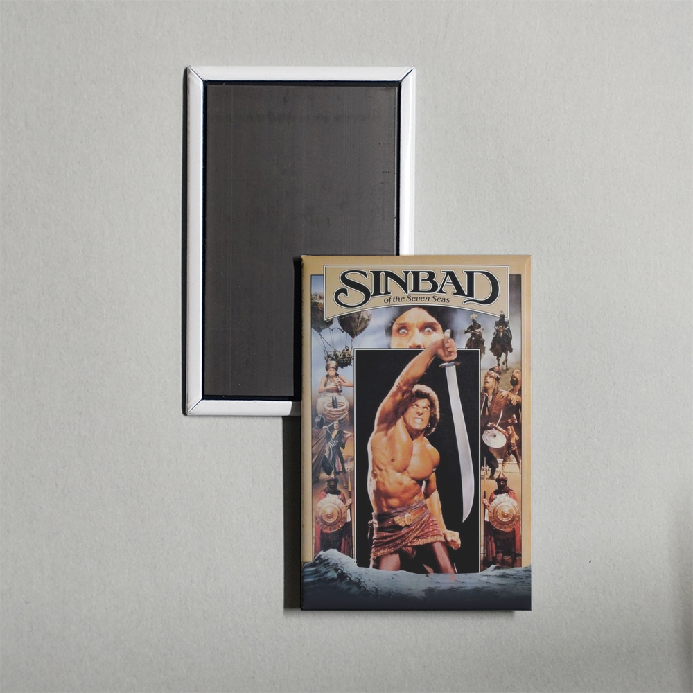 Sinbad of the Seven Seas Mini Movie Fridge Magnet
