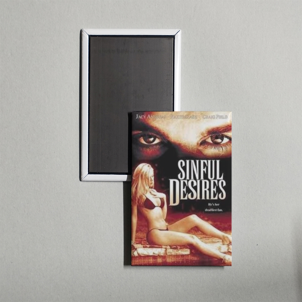 Sinful Desires Mini Movie Fridge Magnet