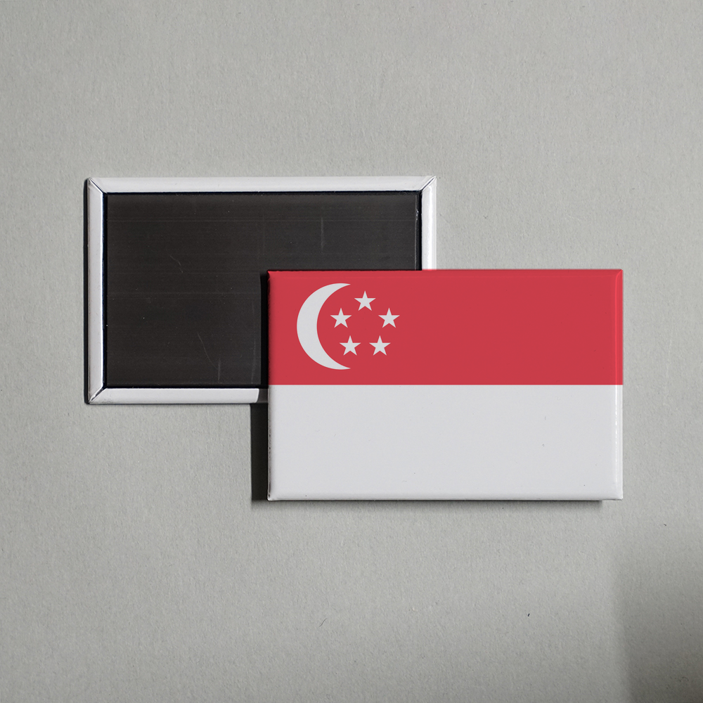 Singapore Flag Fridge Magnet