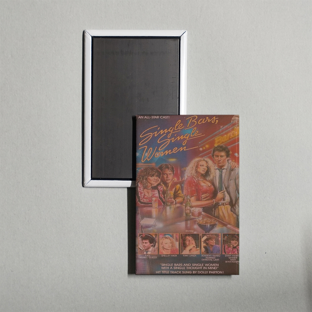 Single Bars, Single Women Mini Movie Fridge Magnet