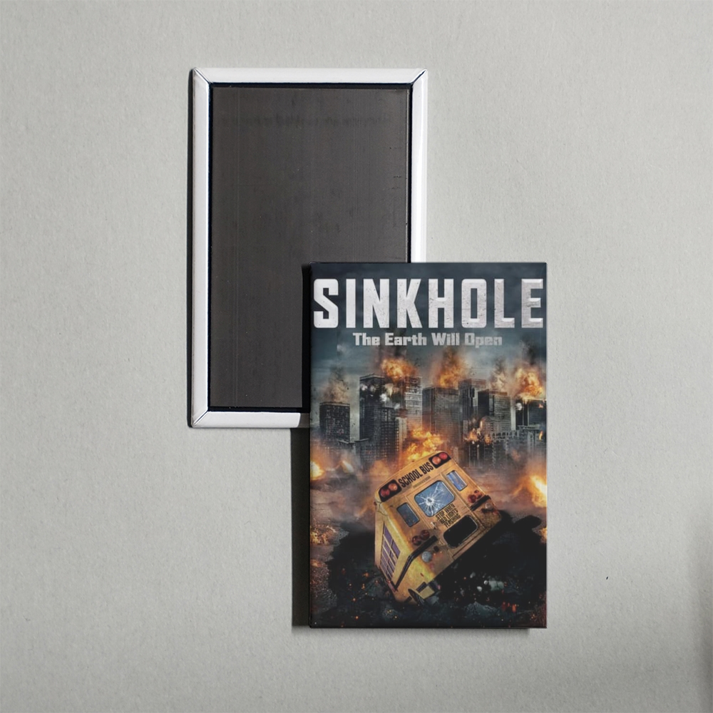 Sink Hole Mini Movie Fridge Magnet