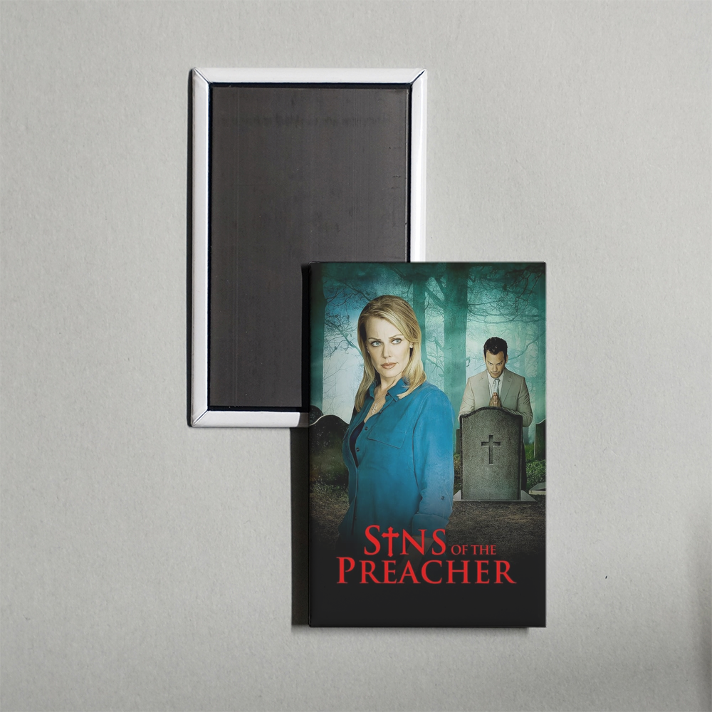 Sins of the Preacher Mini Movie Fridge Magnet