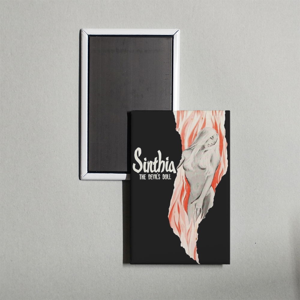 Sinthia The Devil's Doll Mini Movie Fridge Magnet