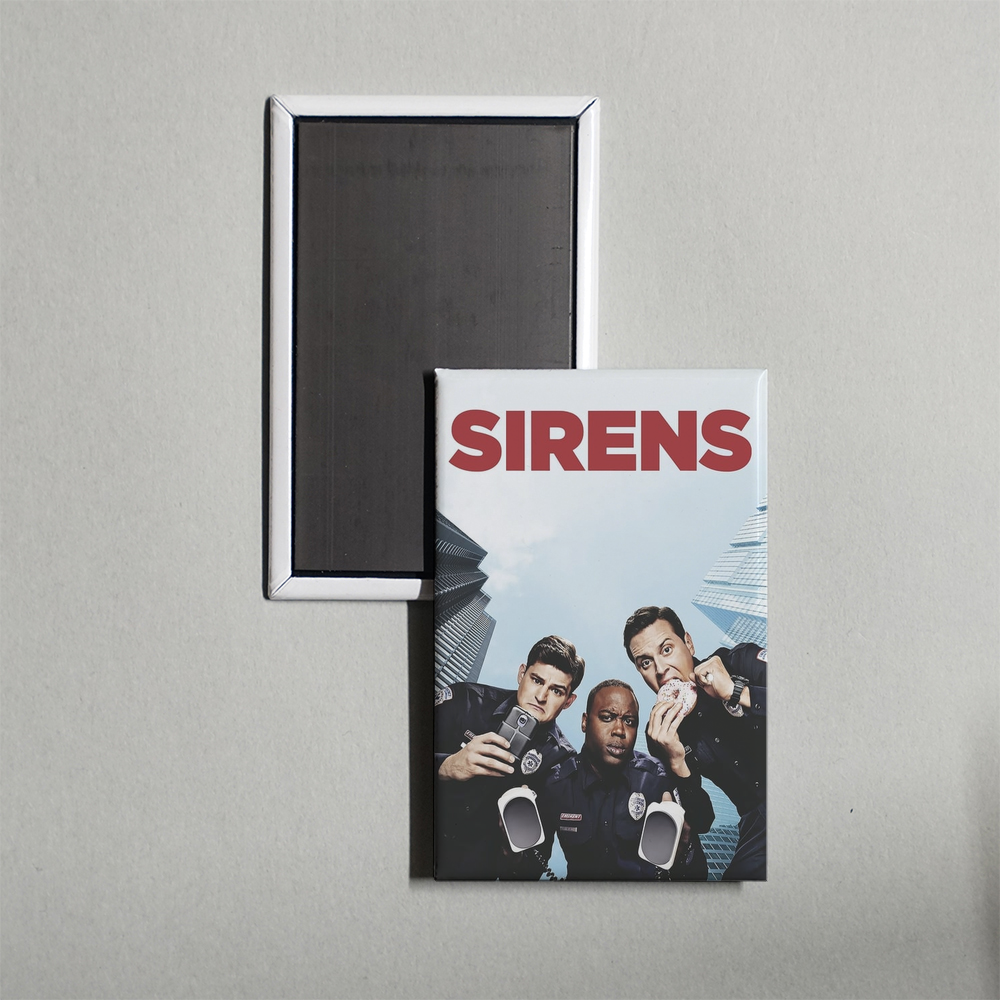 Sirens [2014] TV Show Fridge Magnet