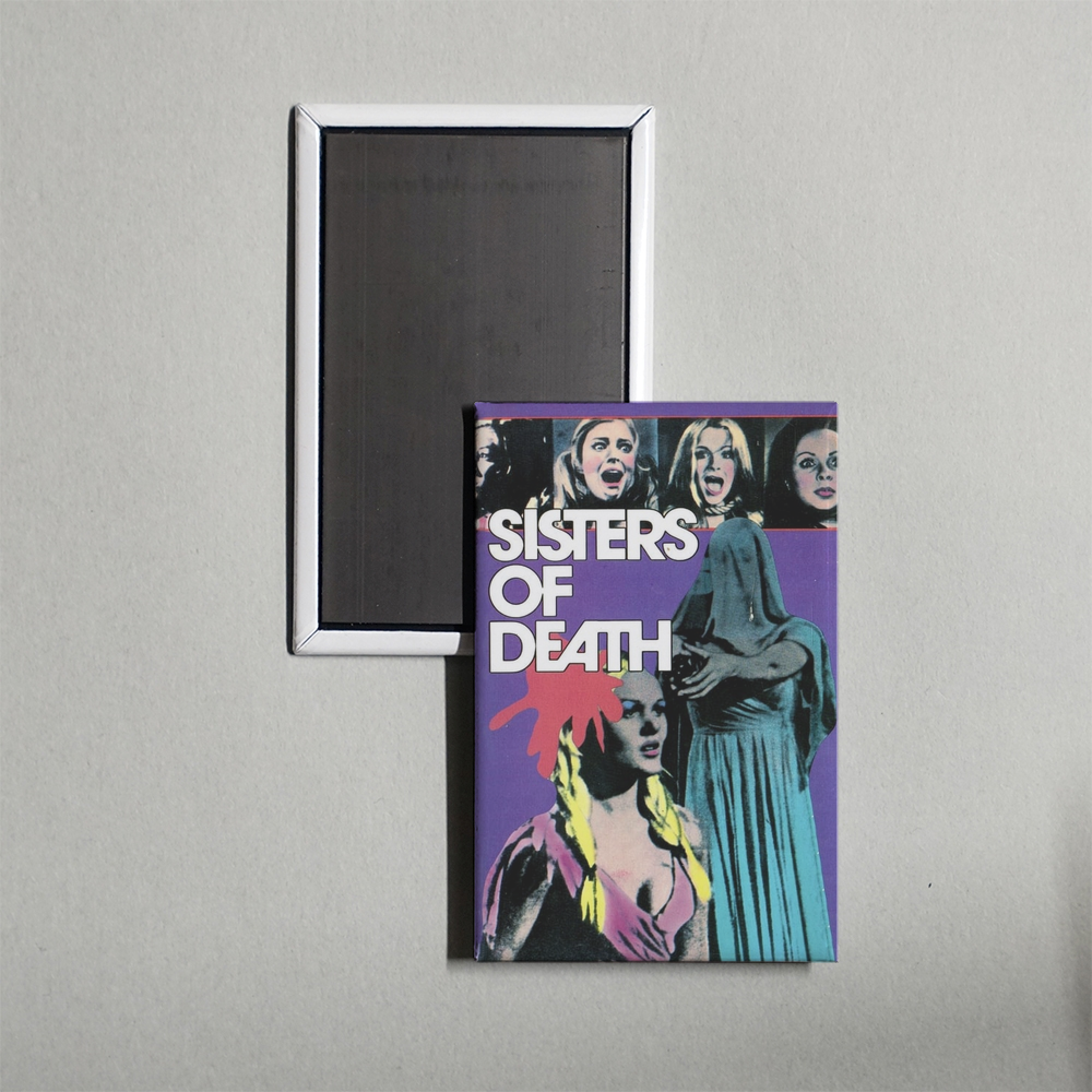 Sisters of Death Mini Movie Fridge Magnet