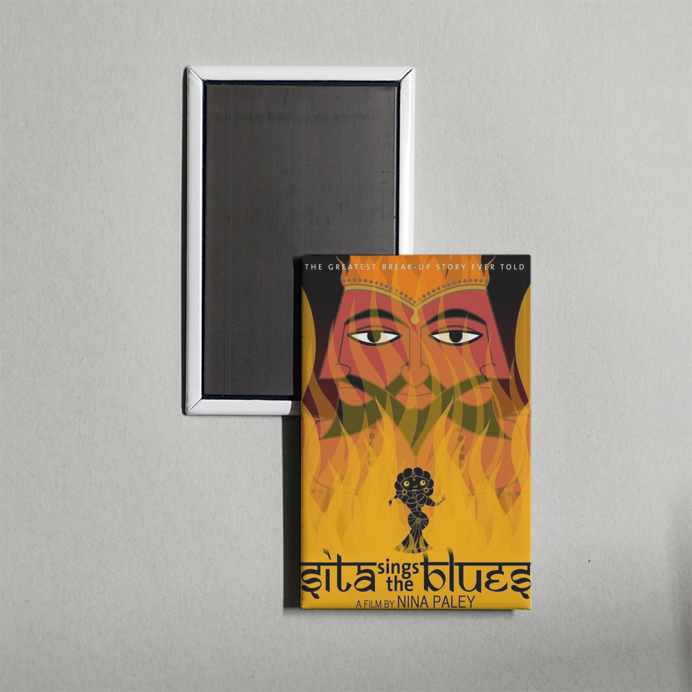 Sita Sings the Blues Mini Movie Fridge Magnet