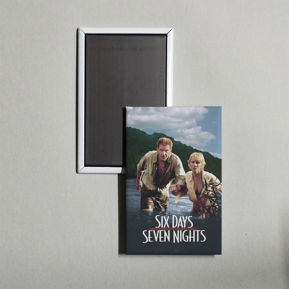 Six Days Seven Nights Mini Movie Fridge Magnet