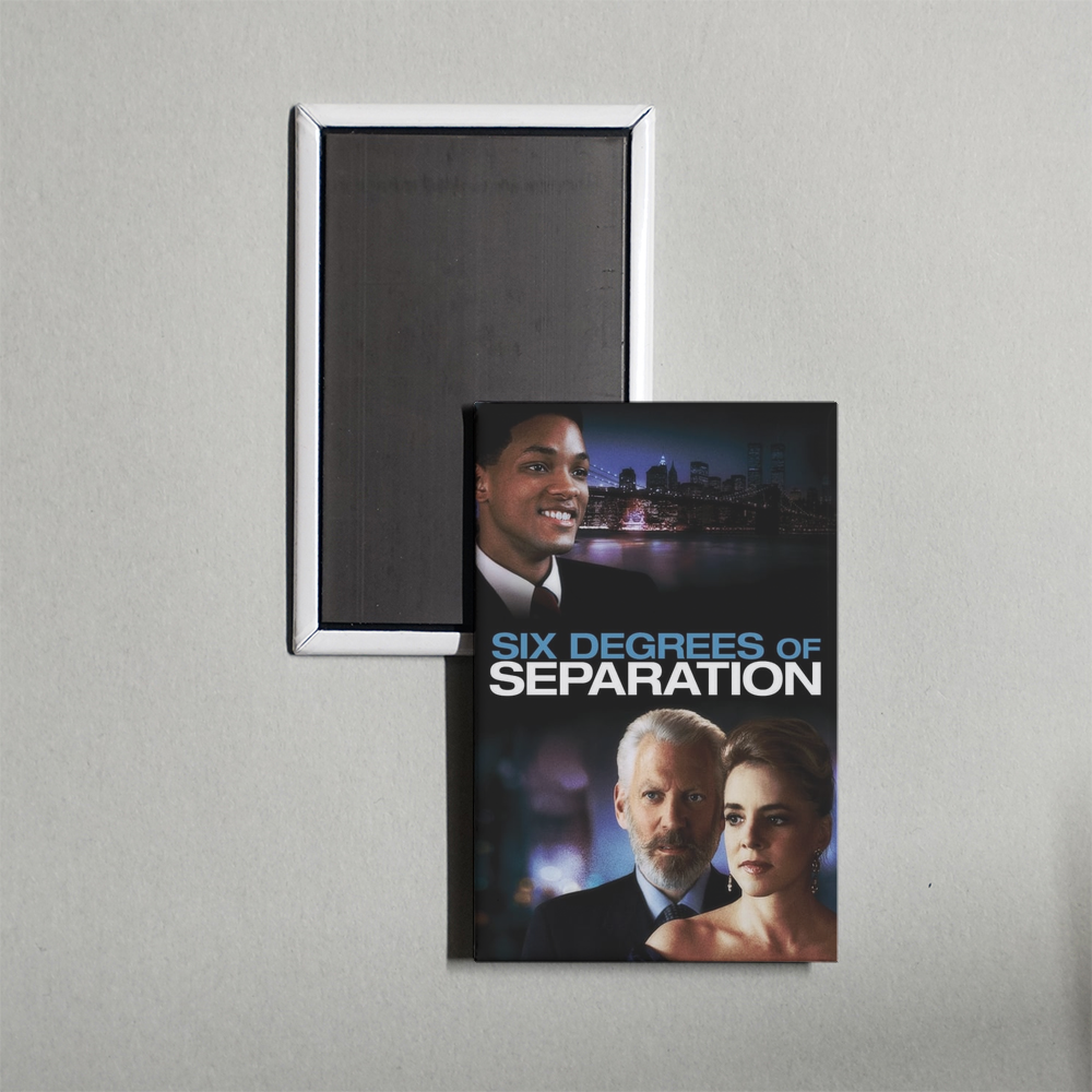Six Degrees of Separation Mini Movie Fridge Magnet