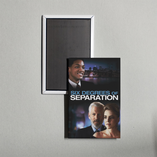 Six Degrees of Separation Mini Movie Fridge Magnet