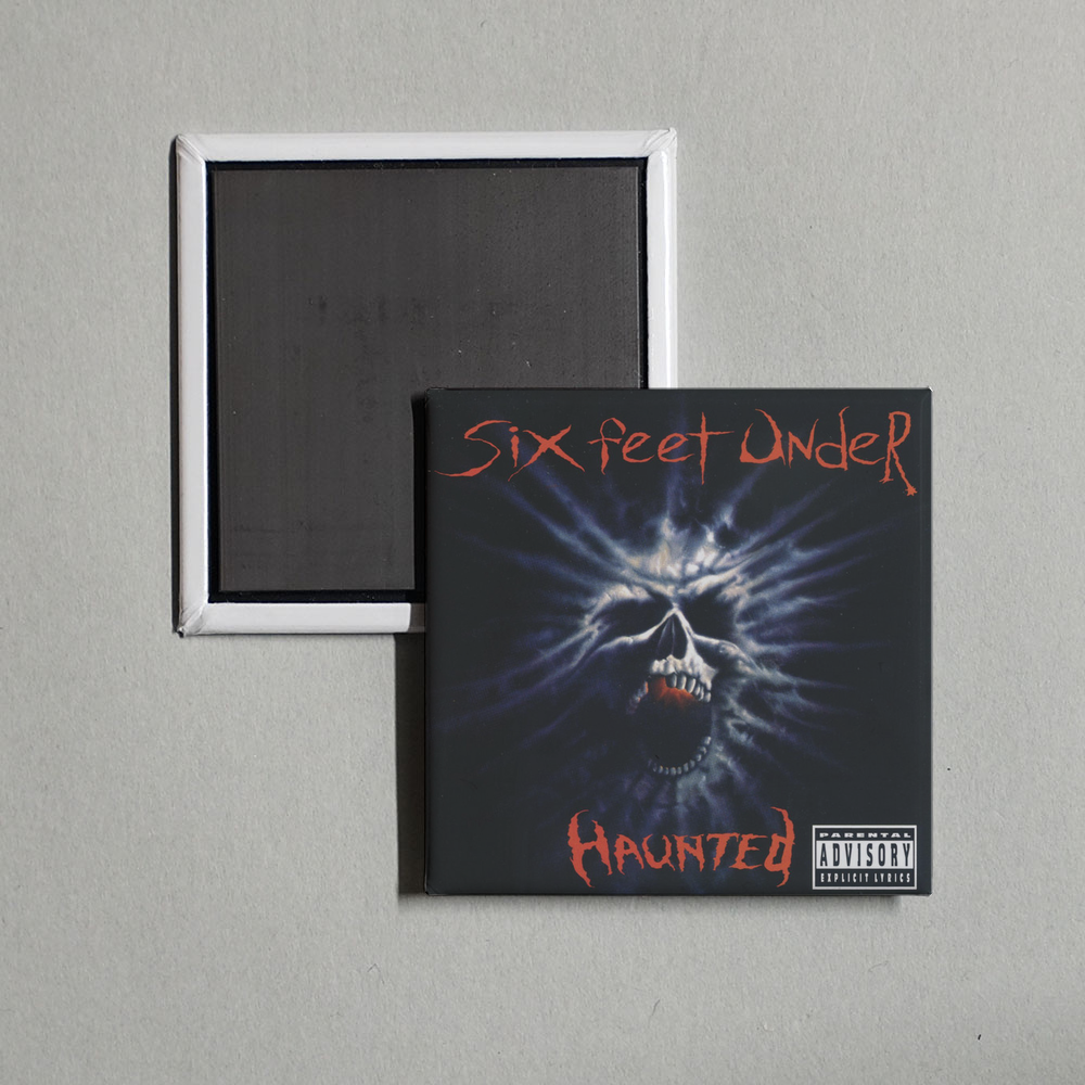 Six Feet Under - Haunted Album Cover Fridge Magnet