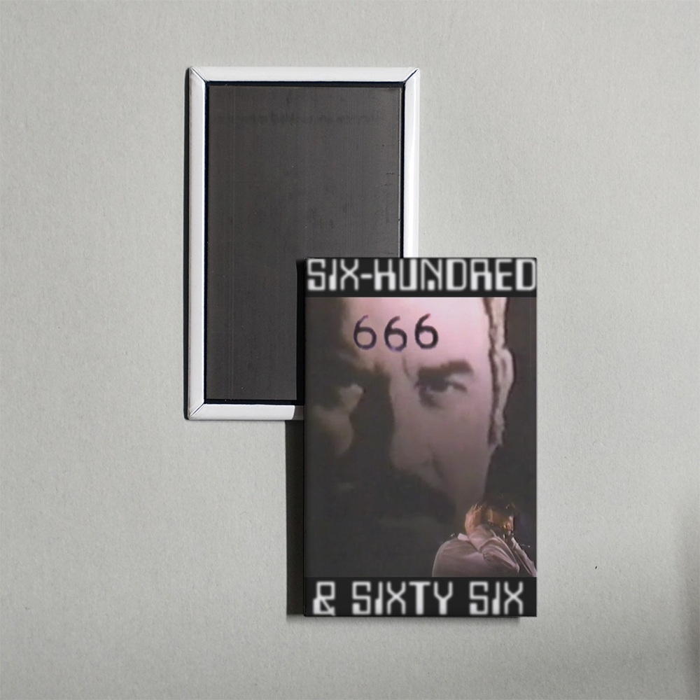 Six Hundred and Sixty-Six Mini Movie Fridge Magnet
