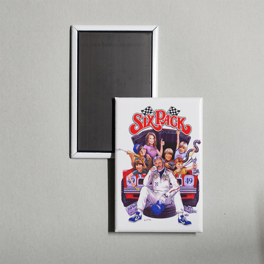 Six Pack Mini Movie Fridge Magnet