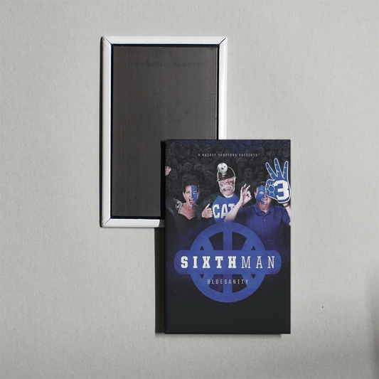 Sixth Man Bluesanity Mini Movie Fridge Magnet
