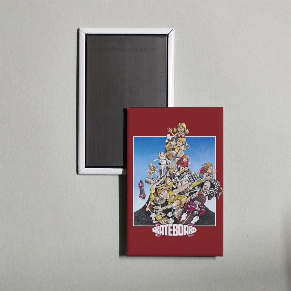 Skateboard Mini Movie Fridge Magnet