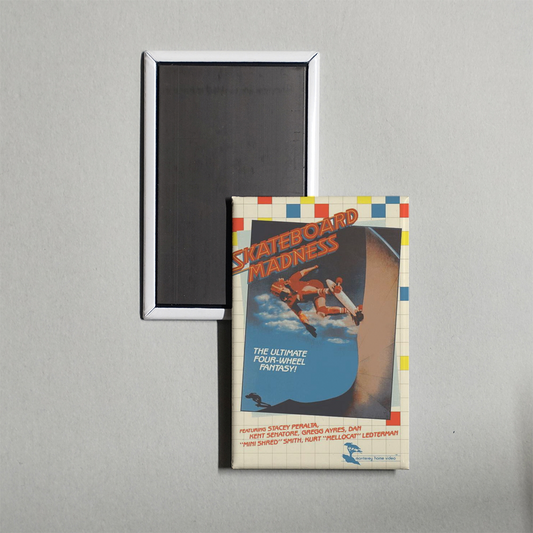 Skateboard Madness Mini Movie Fridge Magnet