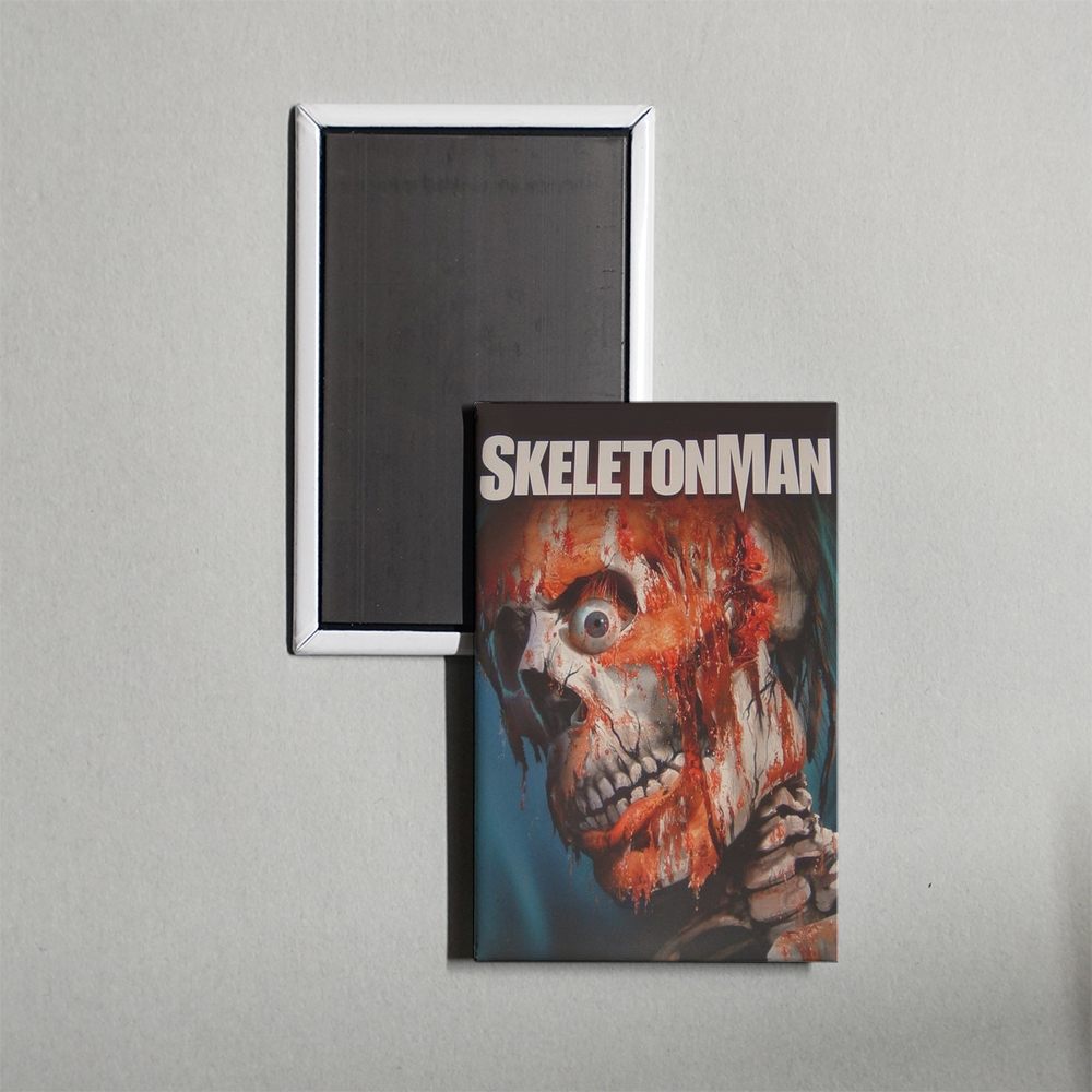 Skeleton Man Mini Movie Fridge Magnet