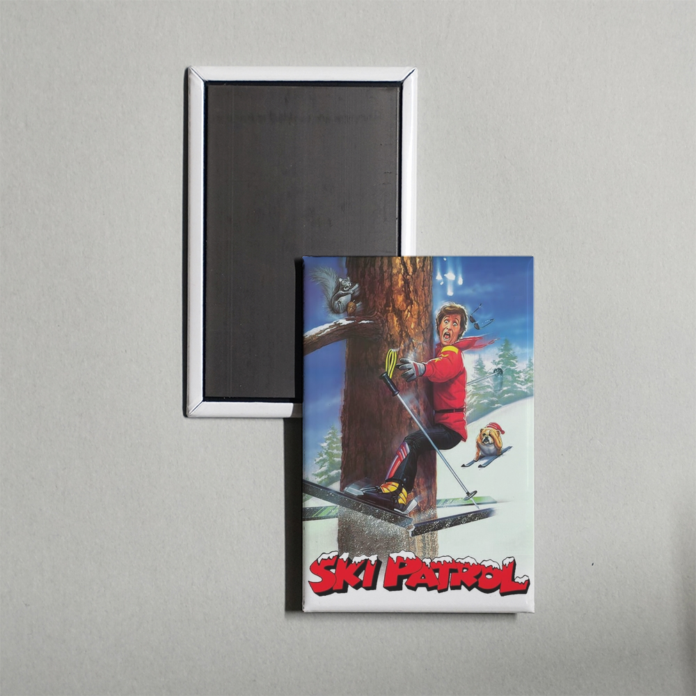 Ski Patrol Mini Movie Fridge Magnet
