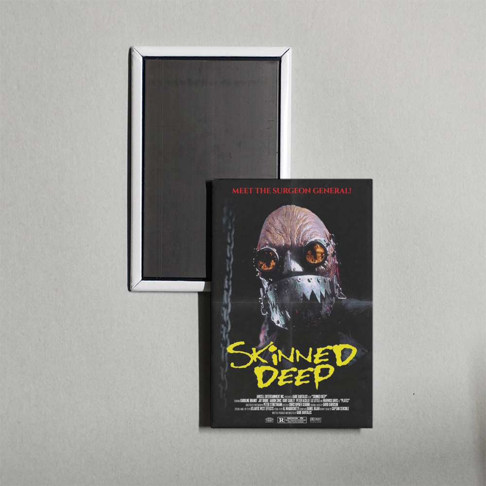 Skinned Deep Mini Movie Fridge Magnet