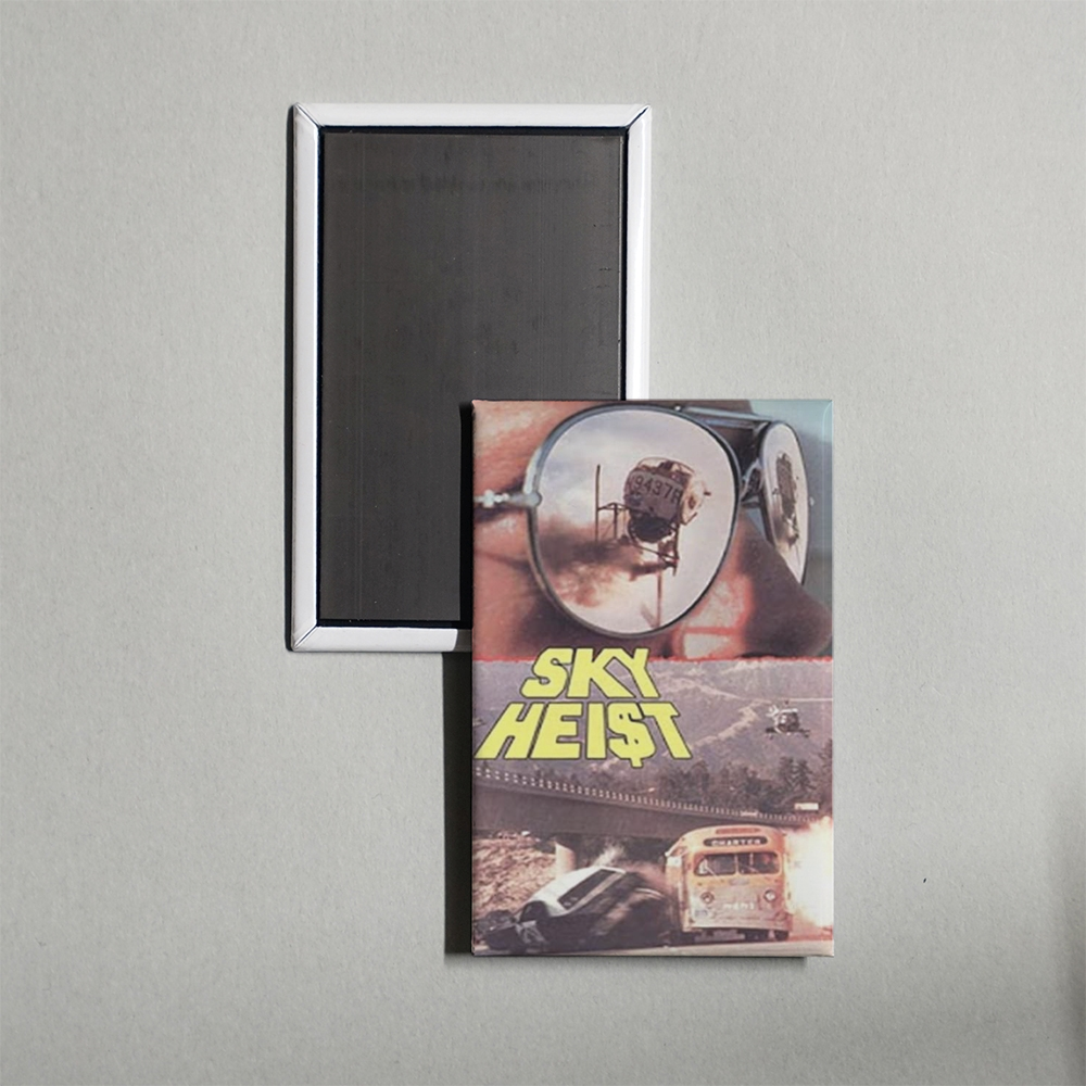 Sky Heist Mini Movie Fridge Magnet