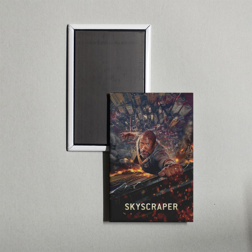 Skyscraper Mini Movie Fridge Magnet