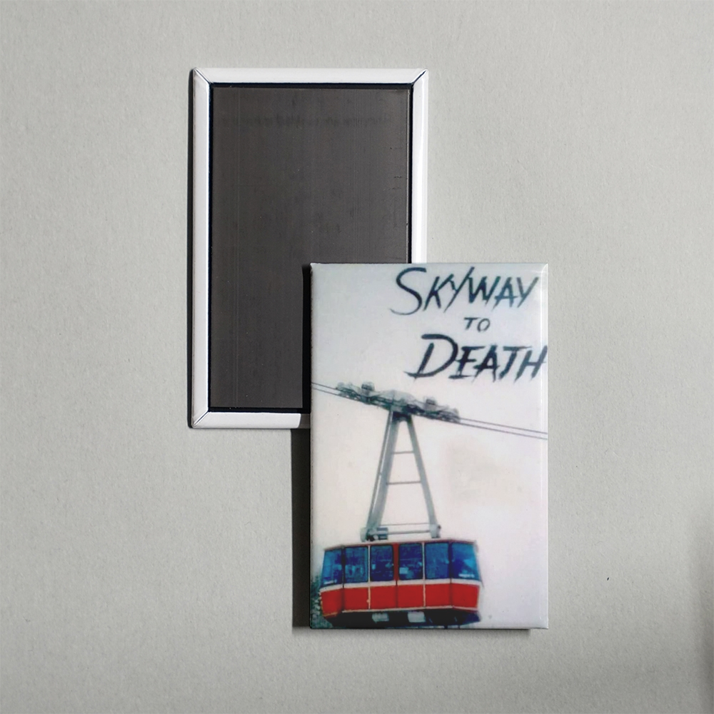 Skyway to Death Mini Movie Fridge Magnet
